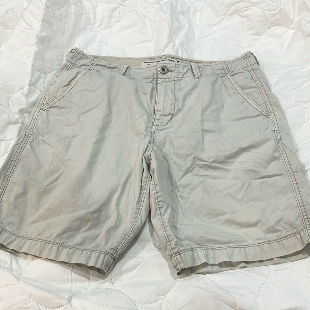 Light Tan American Eagle Longer Length Shorts - 
size 34